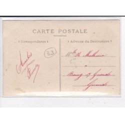 BOURG-SUR-GIRONDE : Place du District et derrière de l'église - très bon état