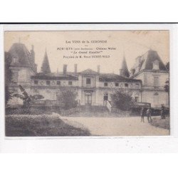 PORTETS : Château Millet, "Le Grand Escalier", propriété de M.Henri Durst Wild - très bon état