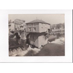 AVEYRON, Millau, Le vieux Pont, Photo Auclair-Melot, environ 23x17cm années 1920-30 - très bon état