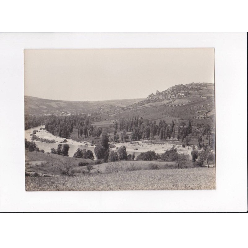 AVEYRON, Compeyre, Vue générale, Photo Auclair-Melot, environ 23x17cm années 1920-30 - très bon état