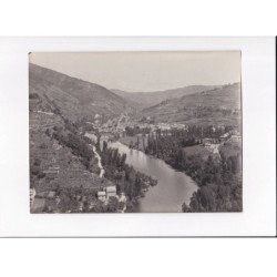 AVEYRON, Entraygues, Vue Panoramique, Photo Auclair-Melot, environ 23x17cm années 1920-30 - très bon état