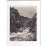 AVEYRON, Vallée du Lot, d'Estaing à Entraygues, Photo Auclair-Melot, environ 23x17cm années 1920-30 - très bon état