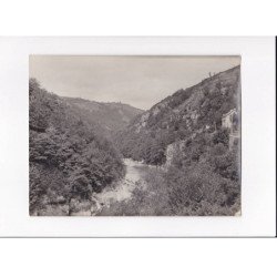 AVEYRON, Vallée du Lot, d'Estaing à Entraygues, Photo Auclair-Melot, environ 23x17cm années 1920-30 - très bon état