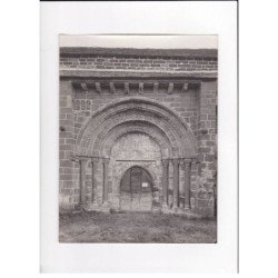 AVEYRON, Espalion, Eglise de Perse, Le portail, Photo Auclair-Melot, environ 23x17cm années 1920-30 - très bon état