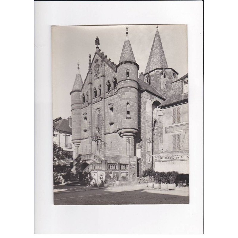 AVEYRON, Espalion, Hôtel de Ville, Photo Auclair-Melot, environ 23x17cm années 1920-30 - très bon état