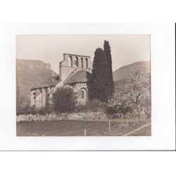 AVEYRON, Mostuéjouls, L'Eglise Saint-Pierre, Photo Auclair-Melot, environ 23x17cm années 1920-30 - très bon état