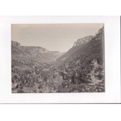 AVEYRON, Environs de Peyreleau, La Vallée, Photo Auclair-Melot, environ 23x17cm années 1920-30 - très bon état