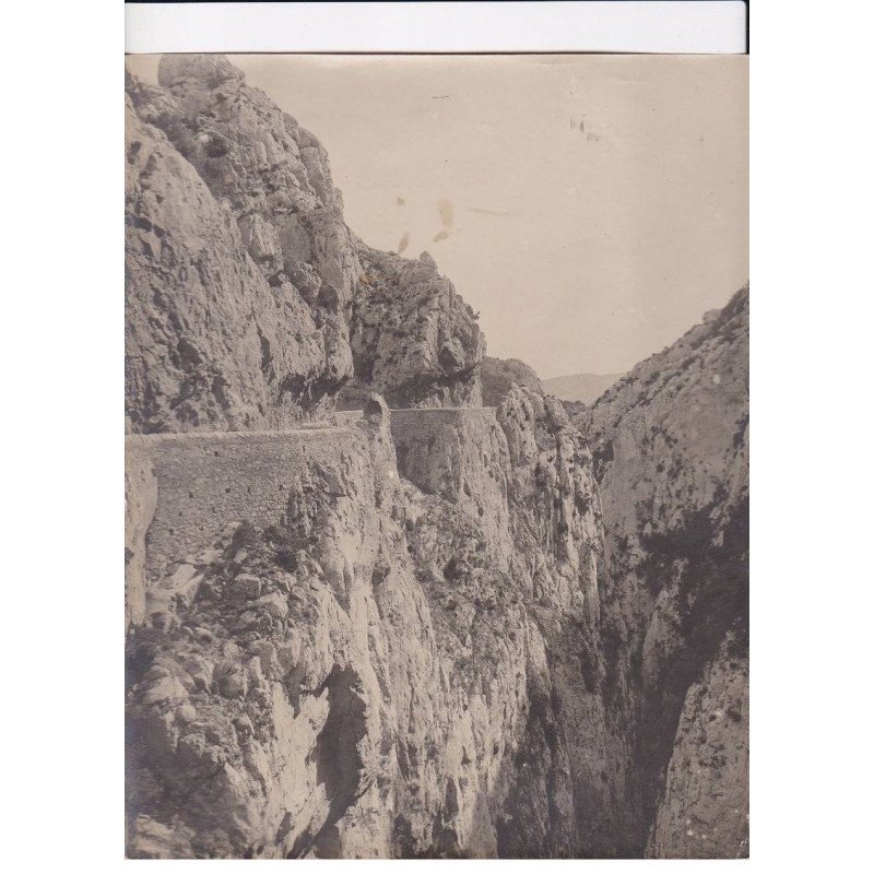 Pyrénées-Orientales, Vernet-les-Bains, Gorges de Galamus, environ 28x22cm, années 1920-30 - très bon état