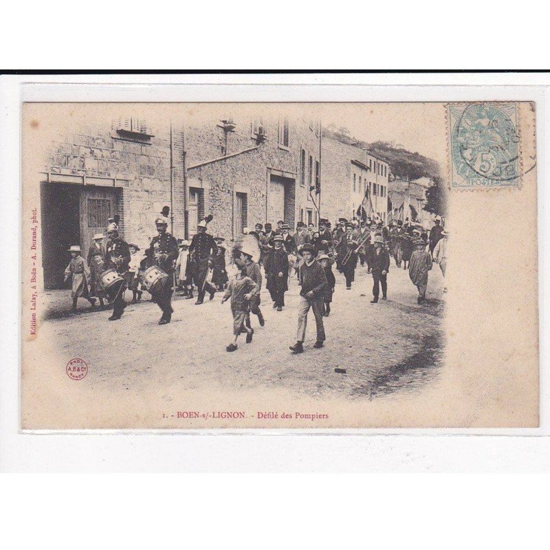 BOEMONT-S/-LIGNON : Défilé des Pompiers - très bon état