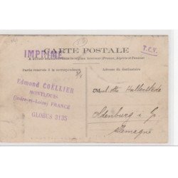 TOURS - les petits métiers de la rue - le rémouleur (couleur) - bon état (un petit pli d'angle)
