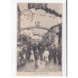 CHARLIEU : Festival du 5 Septembre 1909, Rue du Pont de Pierre - très bon état