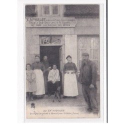 MARCILLY-EN-VILLETTE : Enseigne originale, TAPHALOT - état