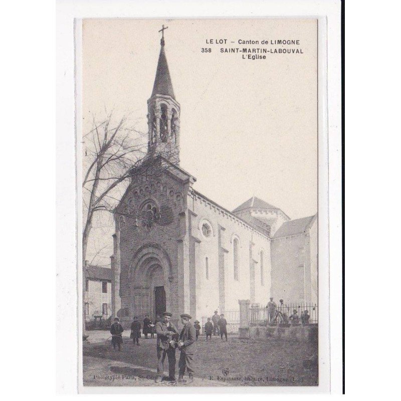 ST-MARTIN-LABOUVAL : L'Eglise - très bon état
