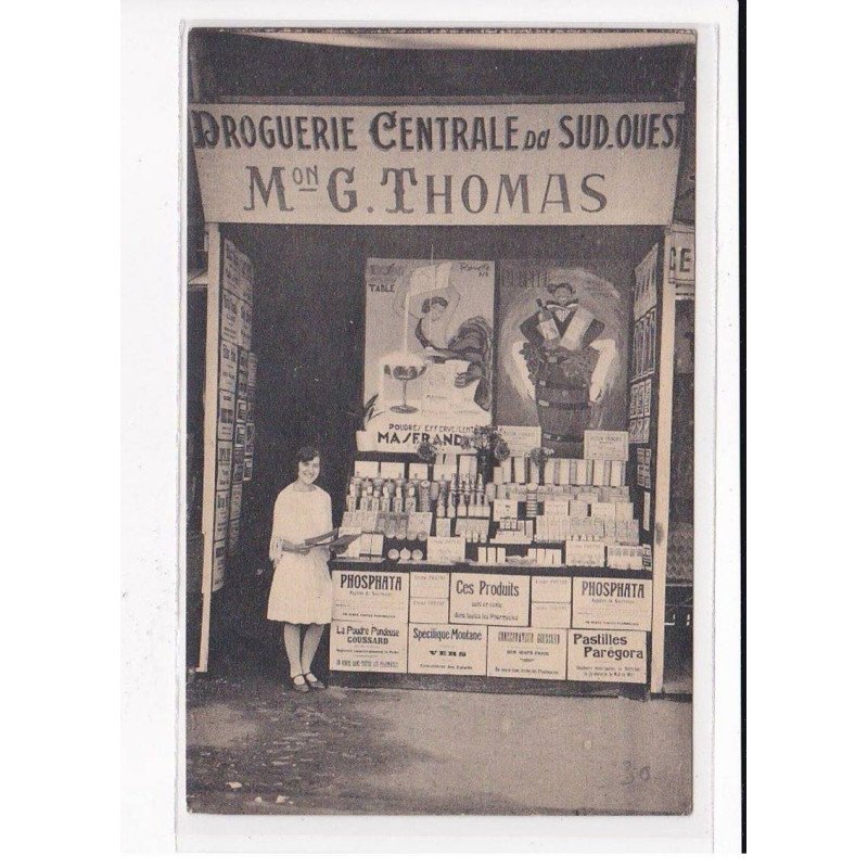 AGEN : Droguerie Centrale du Sud Ouest, Mon G.THOMAS - état AGEN : Droguerie Centrale du Sud Ouest, Mon G.THOMAS - état