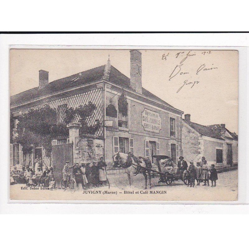JUVIGNY : Hôtel et Café MANGIN - très bon état
