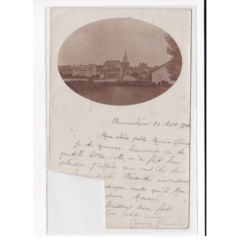 PROVENCHERES-Sur-MEUSE : Vue générale - état