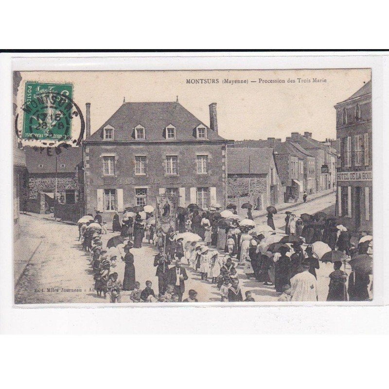 MONTSURS : Procession des Trois Marie - état