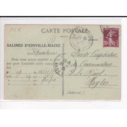 SALINES EINVILLE-MAIXE : Fabrication du sel 24 heures - très bon état