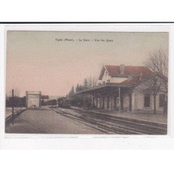 LIGNY : La Gare, vue des Quais - état