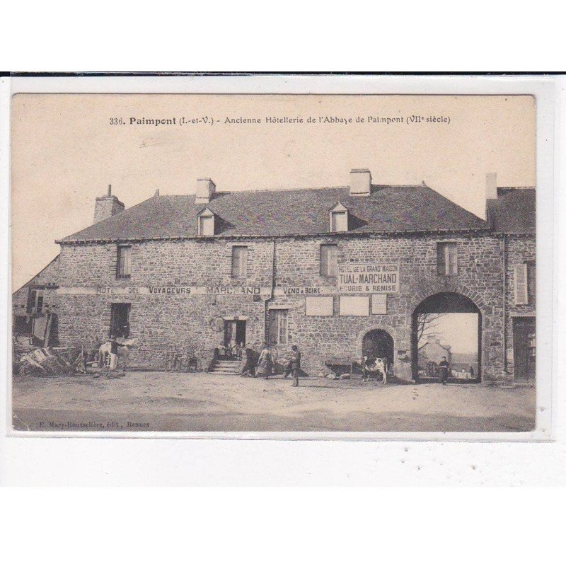 PAIMPONT : Ancienne Hôtellerie de l'Abbaye de Paimpont - très bon état