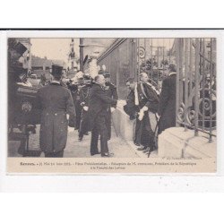 RENNES : Fêtes présidentielles, Réception de M.Poincaré à la faculté des Lettres, 31 mai et 1er Juin 1914- très bon état