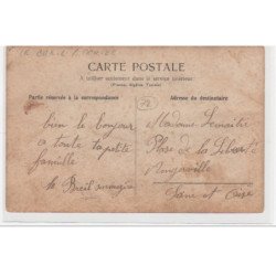 LE BREIL SUR MERIZE : carte photo d'habitants locaux - très bon état