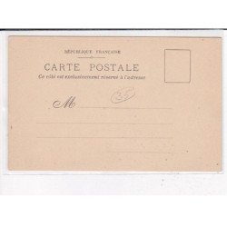 SAINT MALO : Carte dessinée, la Plage - très bon état