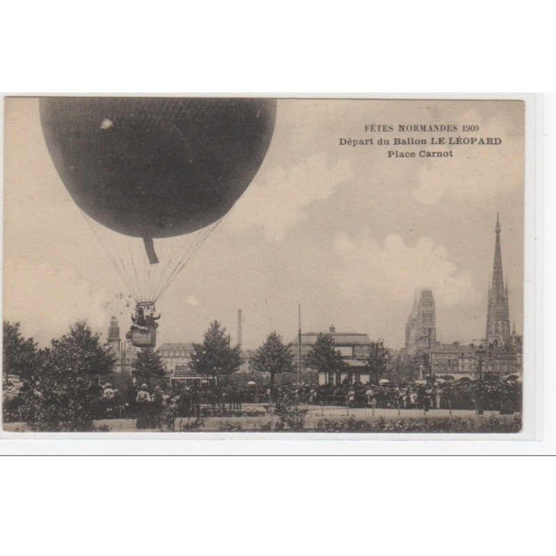 ROUEN : le ballon rond (montgolfière) - très bon état ROUEN : le ballon rond (montgolfière) - très bon état