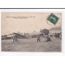 JARNAC : Fête d'Aviation des 2 et 3 Juin 1912, L'aviateur Kuhling au départ - état