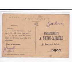 DIJON : Etablissements A.Noirot-Carrière, 1er étage, 11 Bis Boulevard Voltaire - état