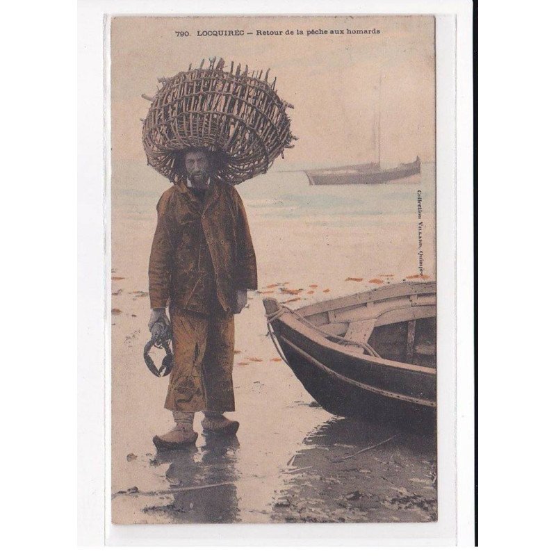 LOCQUIREC : Retour de la Pêche aux homards (Rare en couleur) - très bon état LOCQUIREC : Retour de la Pêche aux homards (Rare en couleur) - très bon état