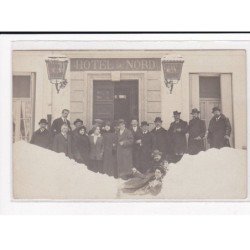 BEZIERS : Hôtel du Nord, Janvier 1914, Tournée Barret de FERAUDY Bloquée par la Neige - très bon état