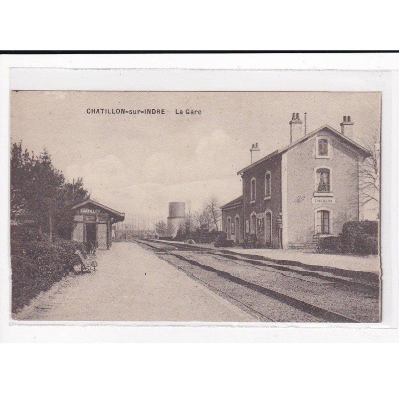 CHATILLON-sur-INDRE : La Gare - très bon état