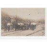 Carte photo d'un accident de chemin de fer vers 1910 (a localiser) - très bon état