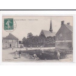 OUZOUER-le-DOYEN : L'Eglise et la Place - très bon état