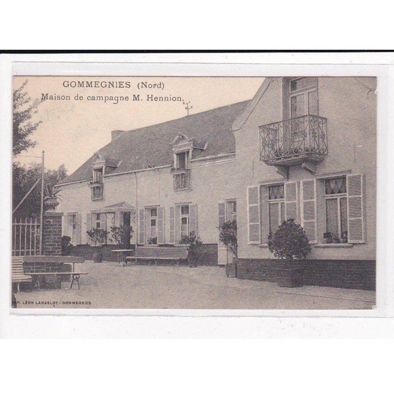 GOMMEGNIES : Maison de campagne M.HENNION - très bon état