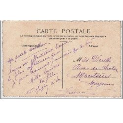 BERGERAC : carte postale dessinée à la main - très bon état