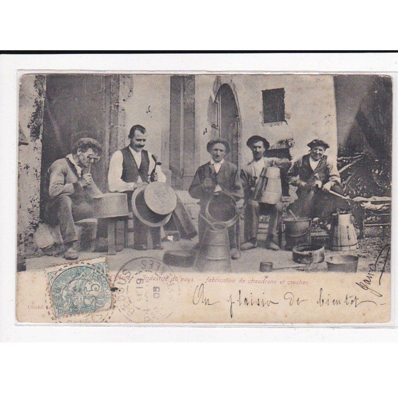 Industrie du Pays, Fabrication de chaudrons et cruches - état