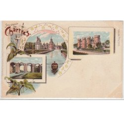 CHARTRES : souvenir de ... - bon état (légères marques)