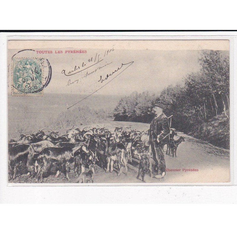 Les Pyrénées, Chévrier pyrénéen - très bon état Les Pyrénées, Chévrier pyrénéen - très bon état