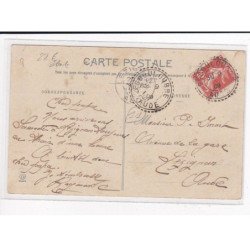 En Cerdagne, Scène de Labour, attelage original et Charrue primitive - état