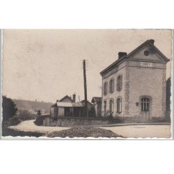 CORCY : carte photo de la gare - très bon état