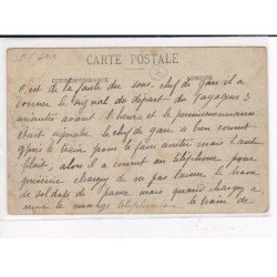 Accident de Chemin de fer du 13 Juillet 1919 entre les Stations de Gray et Chargey-les-Gray - état