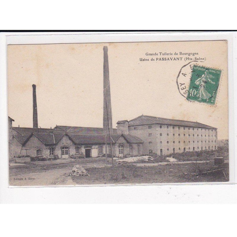 PASSAVANT : Grande Tuilerie de Bourgogne, l'Usine - très bon état