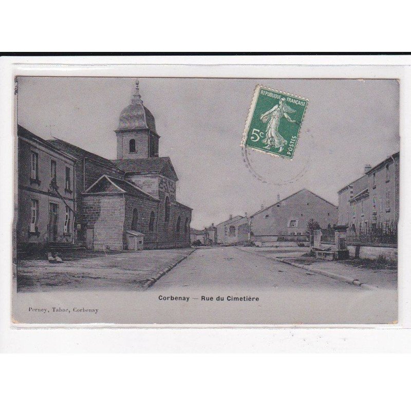 CORBENAY : Rue du cimetière - état