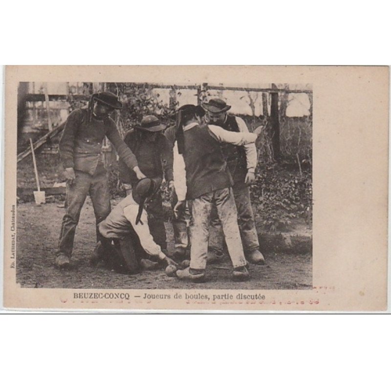 BEUZEC CONCQ : les joueurs de boules - très bon état