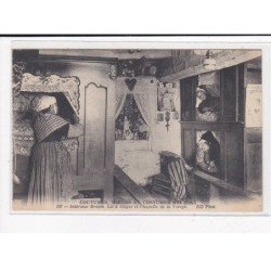 Intérieur Breton, Lit à étage et chapelle de la Vierge, C.M.C.B - très bon état