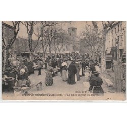 SAINT SYMPHORIEN D'OZON : le marché - bon état (un petit pli d'angle)