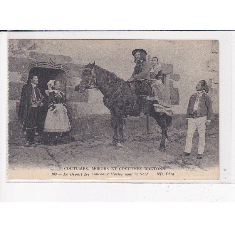 Le départ des nouveaux mariés pour la Noce, C.M.C.B - très bon état