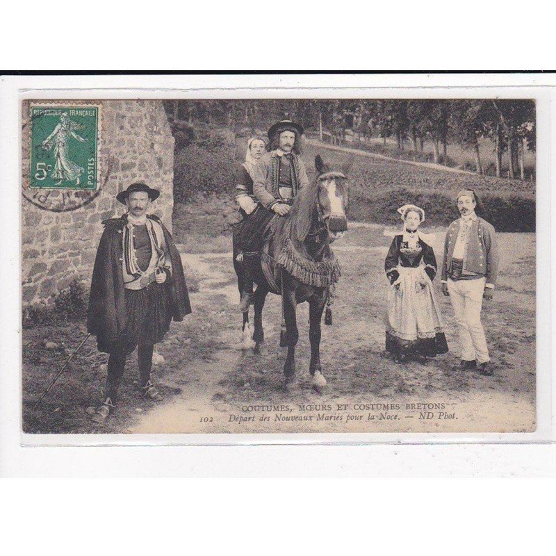 Le départ des nouveaux mariés pour la Noce, C.M.C.B - très bon état